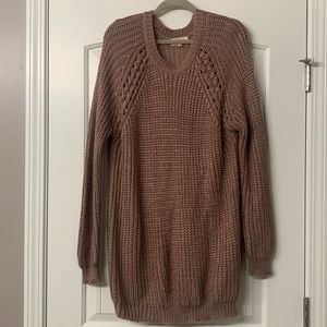 Listicle Tunic Sweater- size L